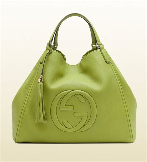 gucci bag green|gucci green shopping bag.